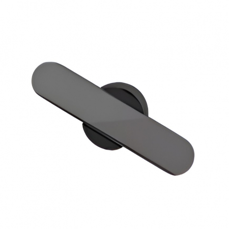 Buton pentru mobila Fusion, finisaj negru titan lustruit, 58x31.5 mm [1]