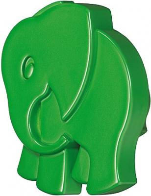 Pentru copii - Buton pentru mobila Gaggi, finisaj verde, 52x55 mm