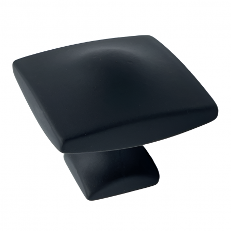 Butoni - Buton pentru mobila Gao, finisaj negru mat, 30x30 mm