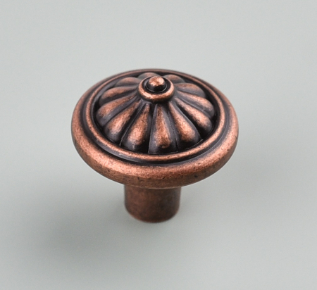Buton pentru mobila Gavin, finisaj cupru antichizat CB, 25 mm [4]