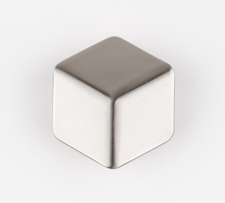 Buton pentru mobila Hexagon, finisaj nichel satin CB, 16 mm [1]