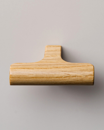 Buton pentru mobila Hinoki Wood, finisaj stejar, 60x36.7 mm [3]