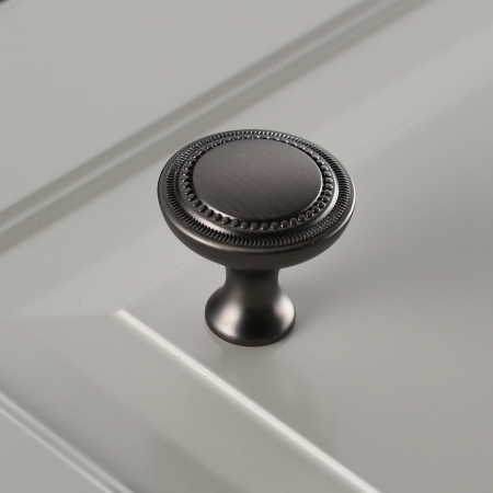 Buton pentru mobila Imperia, finisaj titan periat GT, D:31.5 mm [1]