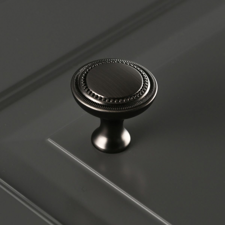 Buton pentru mobila Imperia, finisaj titan periat GT, D:31.5 mm [2]