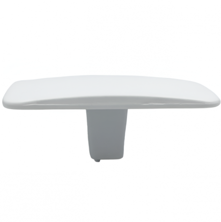 Buton pentru mobila Jose, finisaj alb, 47x47 mm [1]