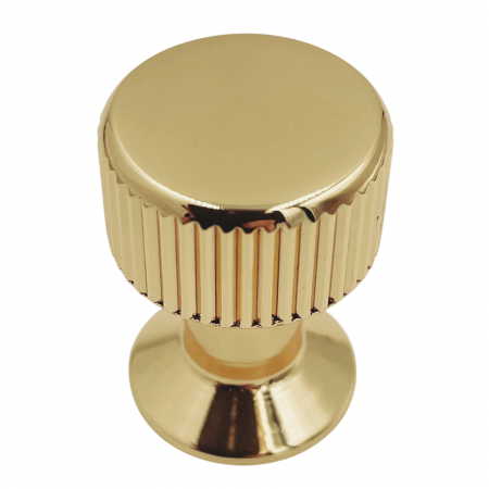 Buton pentru mobila Kadir, finisaj aur lacuit CB, Ø:22 mm [1]