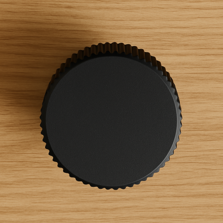 Buton pentru mobila Kadir, finisaj negru mat CB, Ø:22 mm [4]