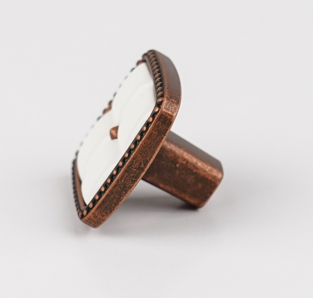 Buton pentru mobila Kali, finisaj cupru antichizat CB, 23 mm [2]