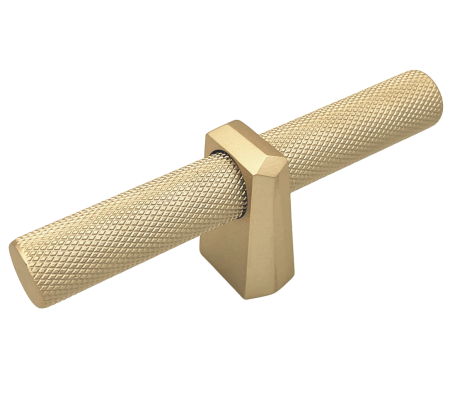 Butoni - Buton pentru mobila Kasper Knurling, finisaj alama mata CB, 16 mm