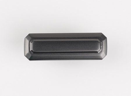 Buton pentru mobila King, finisaj negru gun metal CB, 16 mm [1]