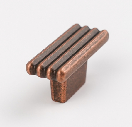 Buton pentru mobila Leco, finisaj cupru antichizat CB, 16 mm [2]