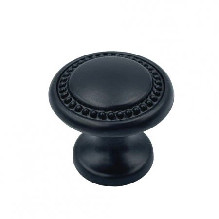Butoni - Buton pentru mobila Louis, finisaj negru, D:25 mm