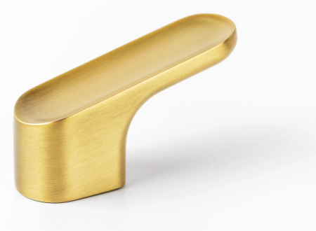 Manere si butoni - Buton pentru mobila Luv, finisaj alama cava periata, L: 51.2 mm