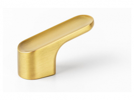 Buton pentru mobila Luv, finisaj alama, L 51.2 mm [3]