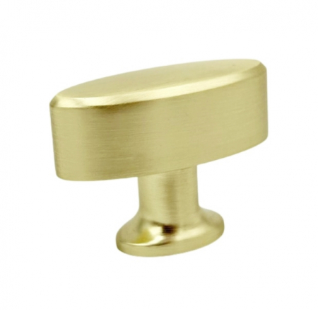 Butoni - Buton pentru mobila Nadir, finisaj alama periata light, 37x28 mm