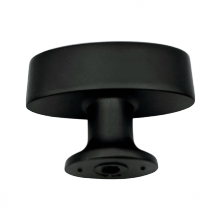 Buton pentru mobila Nadir, finisaj negru mat, 37x28 mm [2]
