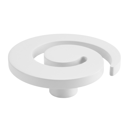 Manere pentru mobila - Buton pentru mobila Nemesio, finisaj alb, D:40 mm