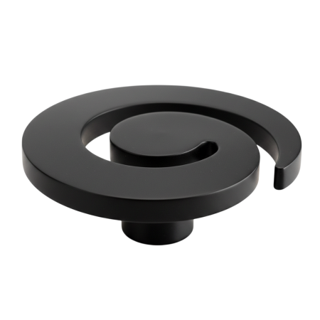 Manere pentru mobila - Buton pentru mobila Nemesio, finisaj negru cobalt, D:40 mm