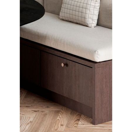 Buton pentru mobila Nexx, finisaj bronz periat, D:25 mm [3]