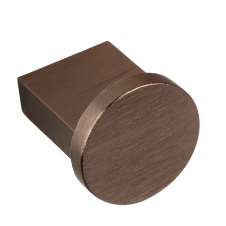 Mânere pentru mobilă - Buton pentru mobila Nexx, finisaj bronz periat, D:25 mm