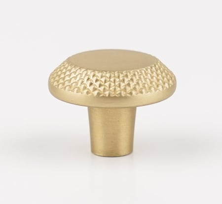 Buton pentru mobila Nola, finisaj alama mata CB, Ø:30 mm [1]