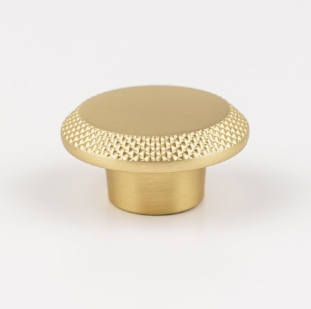 Buton pentru mobila Nola, finisaj alama mata CB, Ø:45 mm [1]