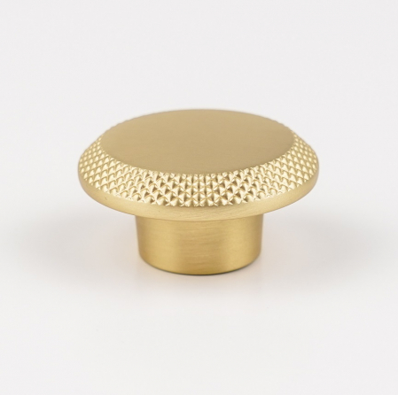 Buton pentru mobila Nola, finisaj alama satin CB, Ø:45 mm [3]