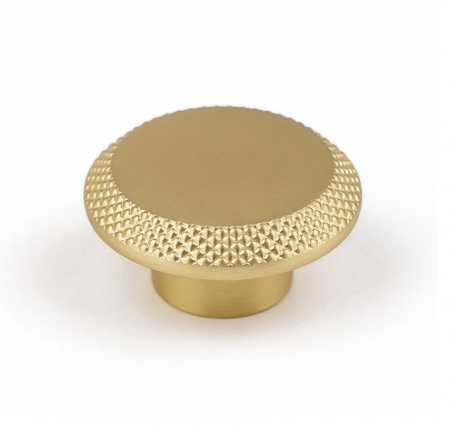 Butoni - Buton pentru mobila Nola, finisaj alama satin CB, Ø:45 mm