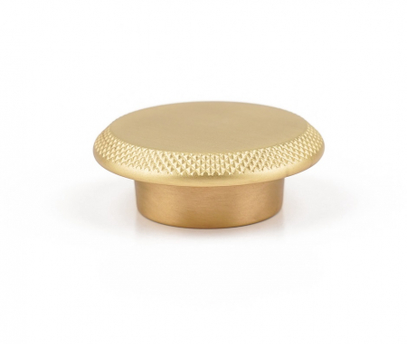 Buton pentru mobila Nola, finisaj alama satin CB, Ø:60 mm [3]