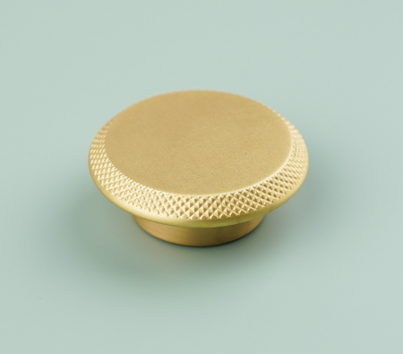 Buton pentru mobila Nola, finisaj alama satin CB, Ø:60 mm [4]