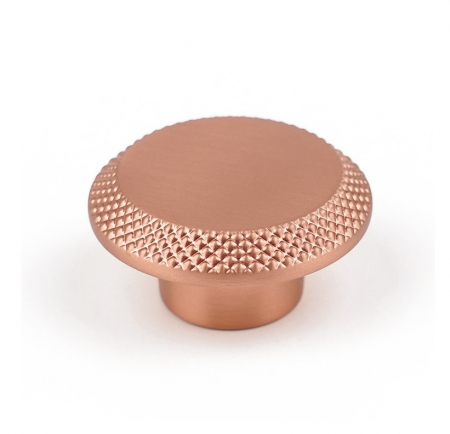 Butoni - Buton pentru mobila Nola, finisaj cupru satin periat CB, Ø:45 mm