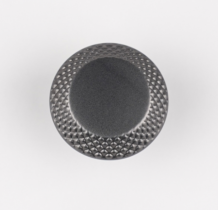 Buton pentru mobila Nola, finisaj negru gun metal CB, Ø:30 mm [1]