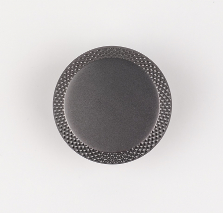 Buton pentru mobila Nola, finisaj negru gun metal CB, Ø:45 mm [1]
