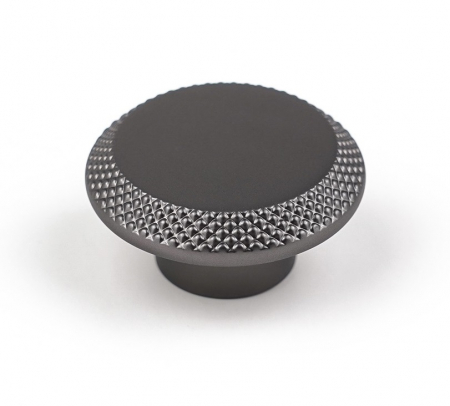 Butoni - Buton pentru mobila Nola, finisaj negru gun metal CB, Ø:45 mm