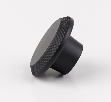 Buton pentru mobila Nola, finisaj negru mat CB, Ø:45 mm [2]