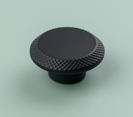 Buton pentru mobila Nola, finisaj negru mat CB, Ø:45 mm [4]