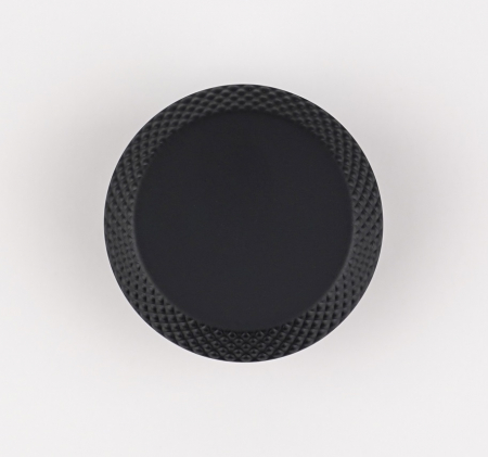Buton pentru mobila Nola, finisaj negru mat CB, Ø:45 mm [1]