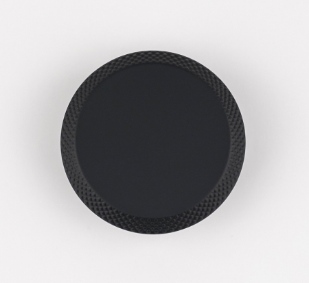 Buton pentru mobila Nola, finisaj negru mat CB, Ø:60 mm [1]