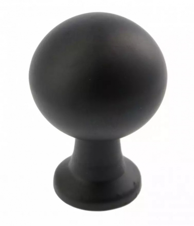 Butoni - Buton pentru mobila Nord, finisaj negru mat GT, 20x33 mm