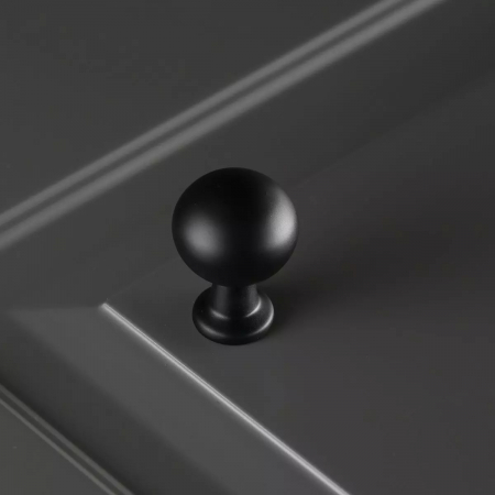 Buton pentru mobila Nord, finisaj negru mat GT, 20x33 mm [3]