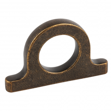 Manere si butoni - Buton pentru mobila Omega, finisaj alama rustica, L:62.5 mm