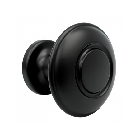 Buton pentru mobila Oren, finisaj negru mat, D:31 mm [2]