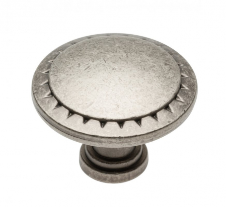 Butoni - Buton pentru mobila Palermo, finisaj argint antichizat GT, D:32.5 mm