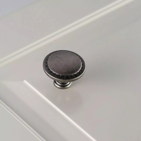 Buton pentru mobila Palermo, finisaj argint antichizat GT, D:32.5 mm [3]