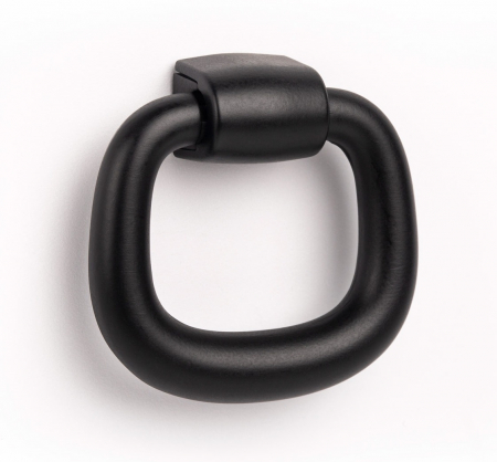 Manere si butoni - Buton pentru mobila Pendant, finisaj negru mat, L:39.3 mm