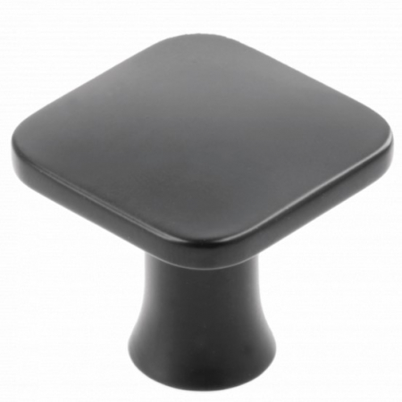 Butoni - Buton pentru mobila Piazza, finisaj negru mat GT, 30x30 mm