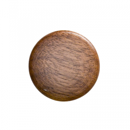 Buton pentru mobila Piece, finisaj nuc, 25.4x35 mm [2]