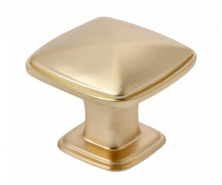 Butoni - Buton pentru mobila Point, finisaj auriu periat GT, 30x30 mm