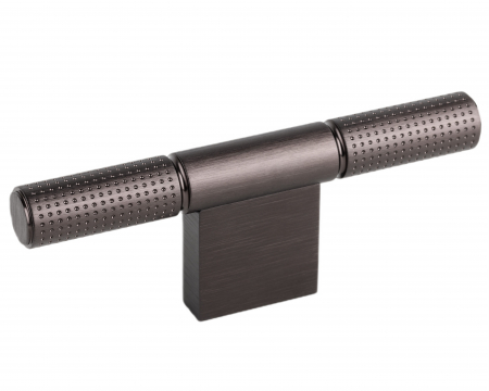 Butoni - Buton pentru mobila Point Viefe, finisaj negru titan, 110x40.9 mm