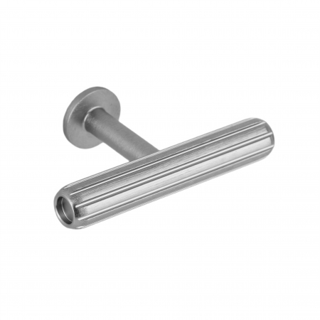 Manere si butoni - Buton pentru mobila Rille Mini, finisaj otel inoxidabil, 55x34 mm